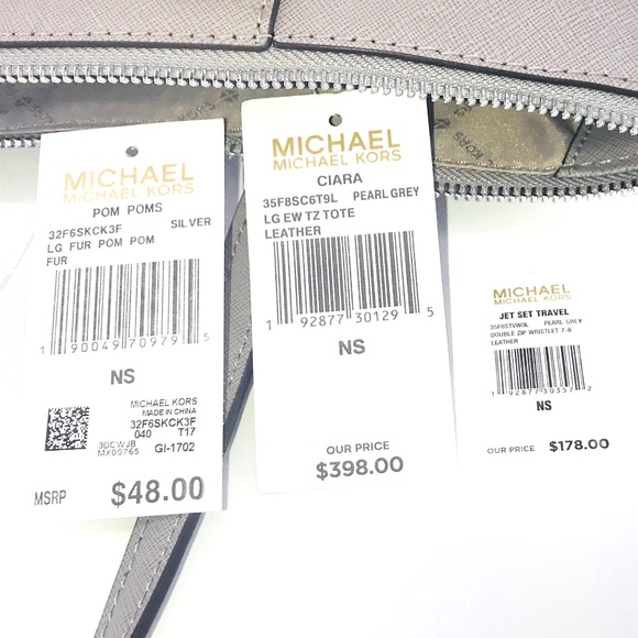 3PCS Michael Kors Ciara Large Tote Wallet Charms - Picture 8 of 8